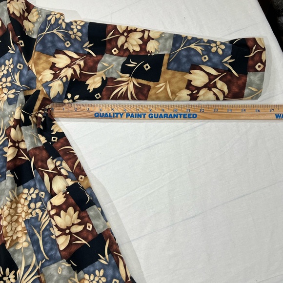 Vintage Kensington Square USA Womens MP Black Brown Floral Single Button Blazer - Picture 6 of 11